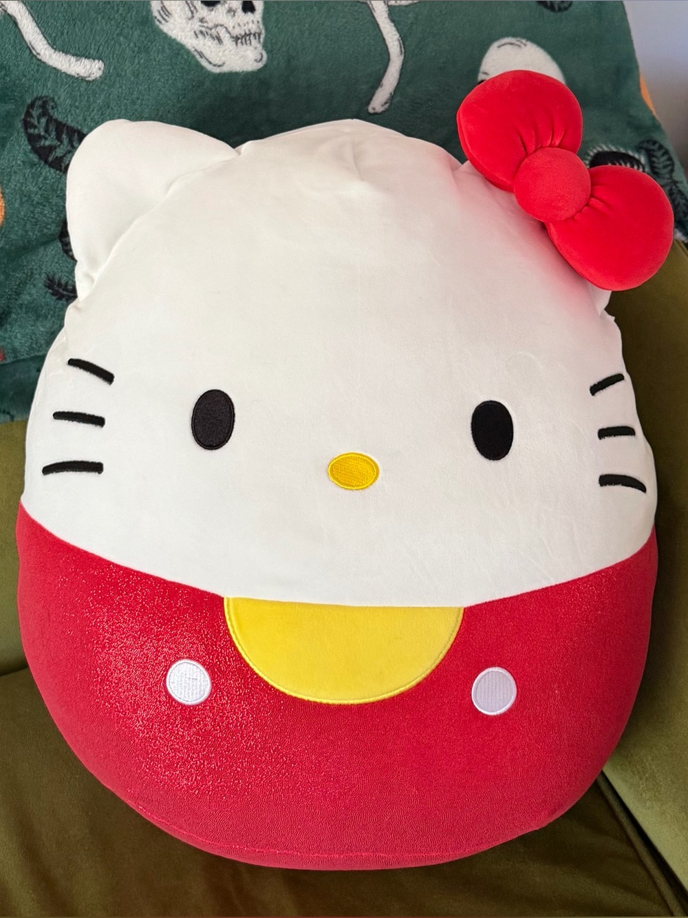 Squishmallows Sanrio 20 Inch Hello Kitty Red Sparkle Plush